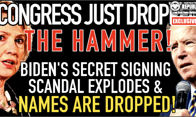 Congress JUST Dropped The Hammer! Biden’s Secret Signing Scandal Explodes & Names Are Dropped!